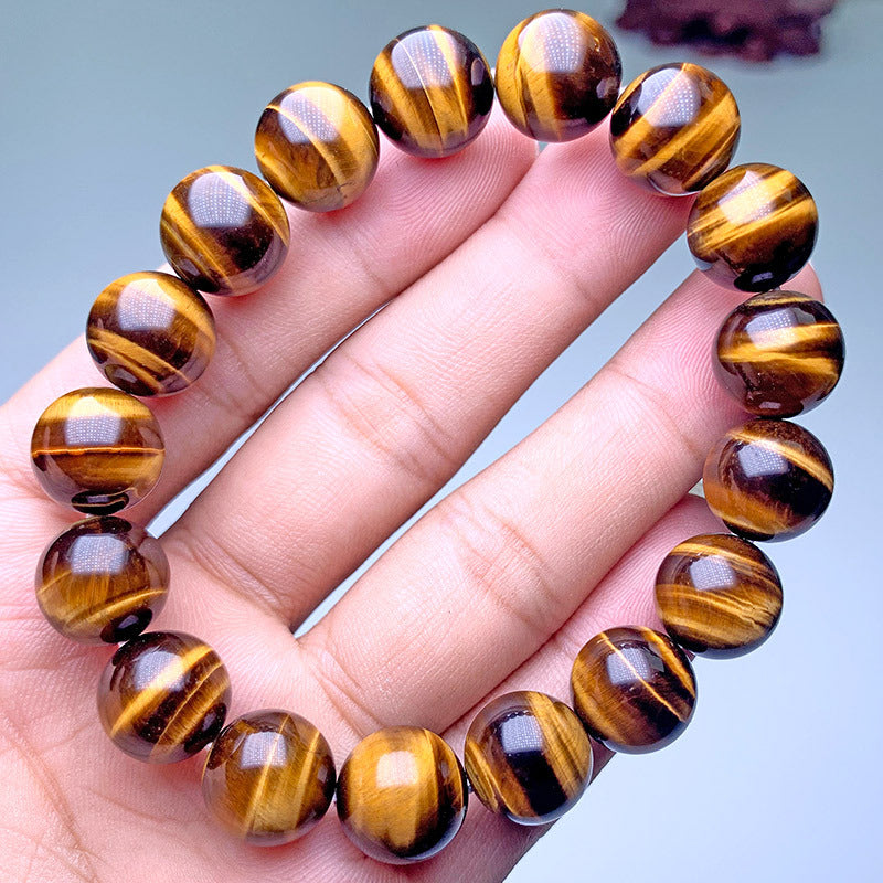 Natural Yellow Tigers Eye Bracelet