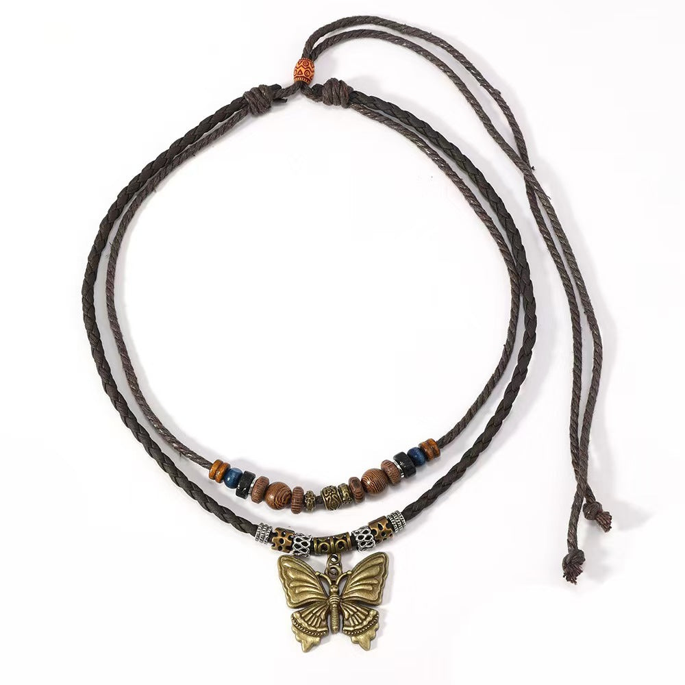 Bohemian Necklace Vintage Multi-layered – view 5