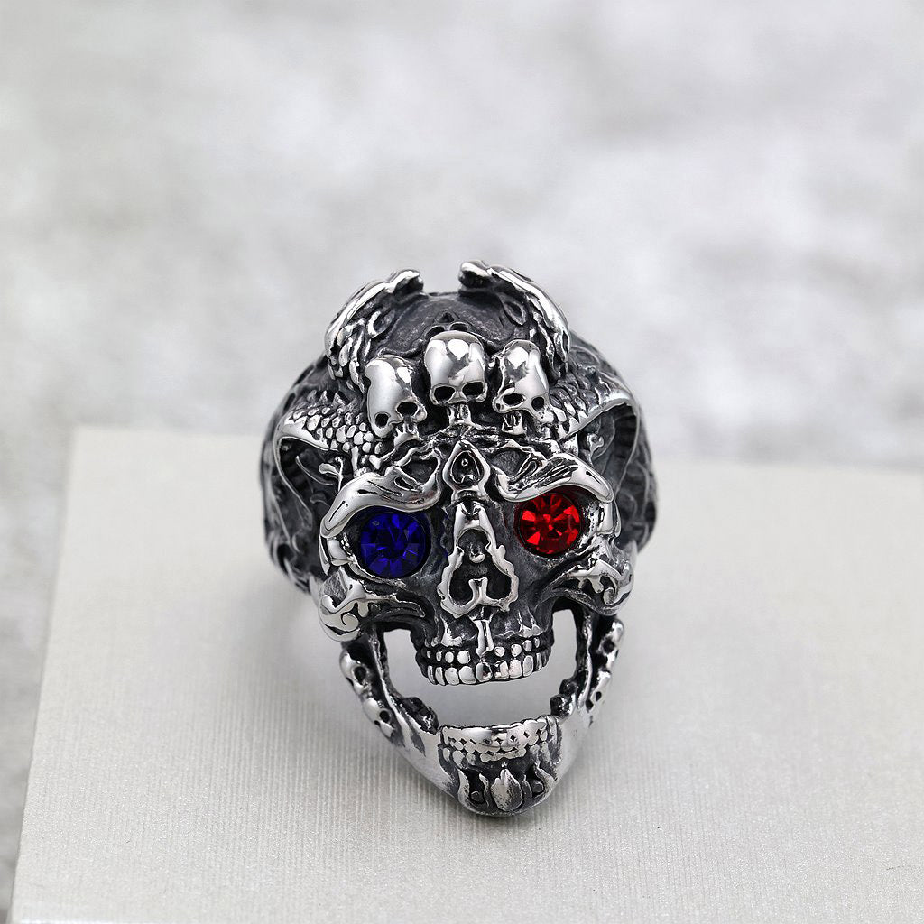 European And American Retro Stainless Steel Mens Ring, Bold And Punk-style – view 4