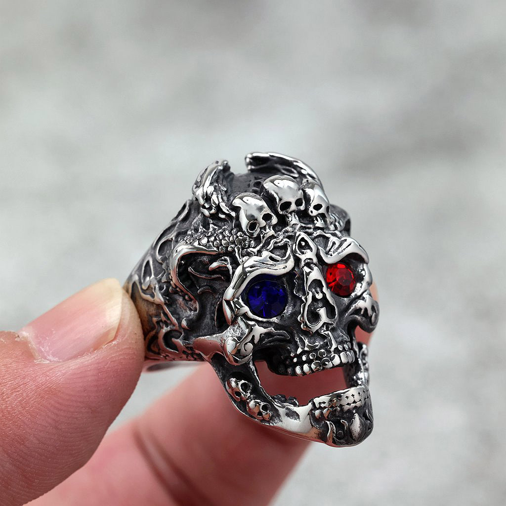 European And American Retro Stainless Steel Mens Ring, Bold And Punk-style – view 3