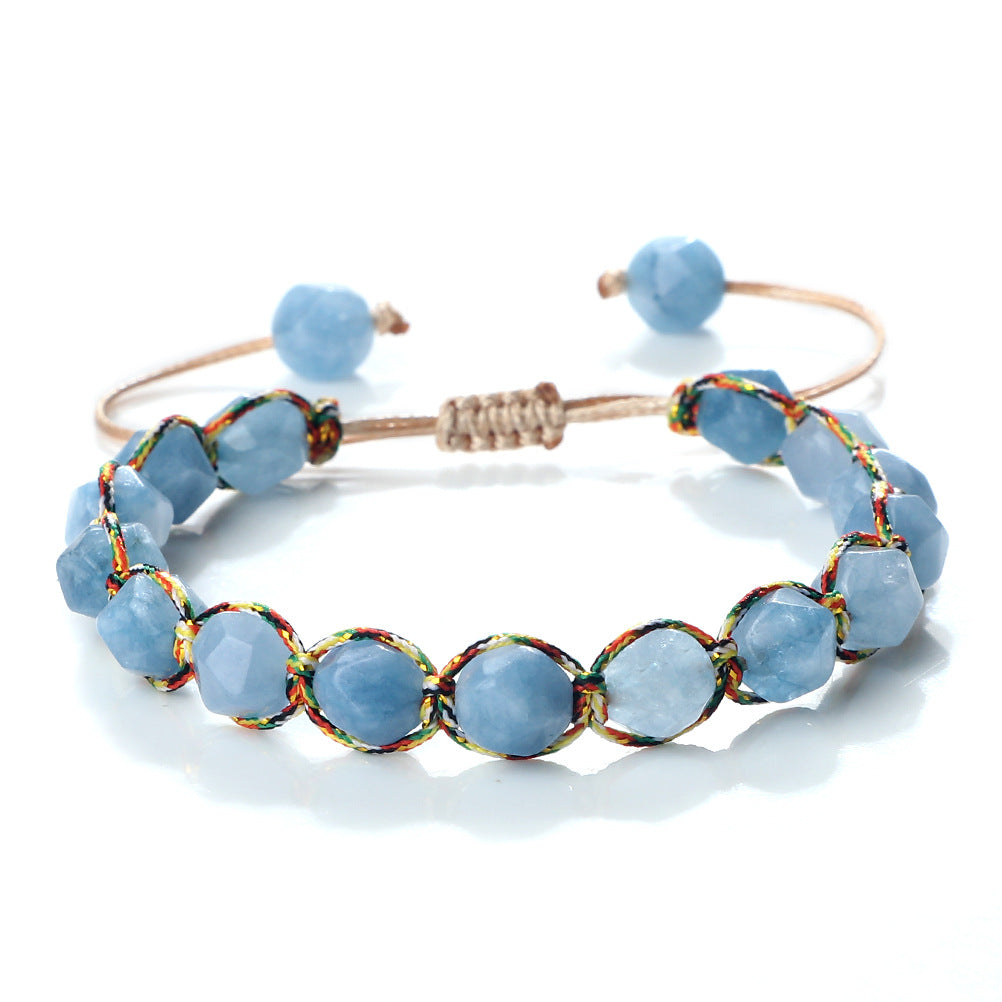 Creative Spaced Diamond-Cut Braided Bracelet For Women High-End – view 9