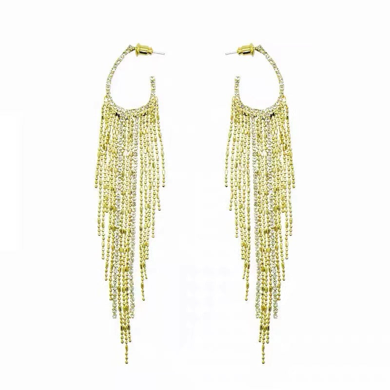 Electroplated Silver Needle Korean-style Trendy Earrings For Women – view 5
