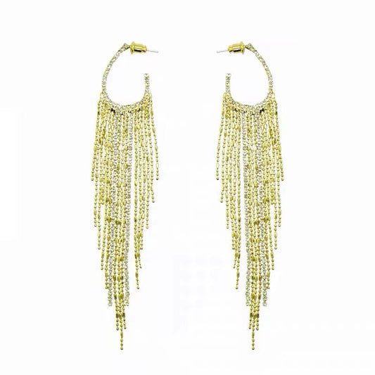 Electroplated Silver Needle Earrings – view 5