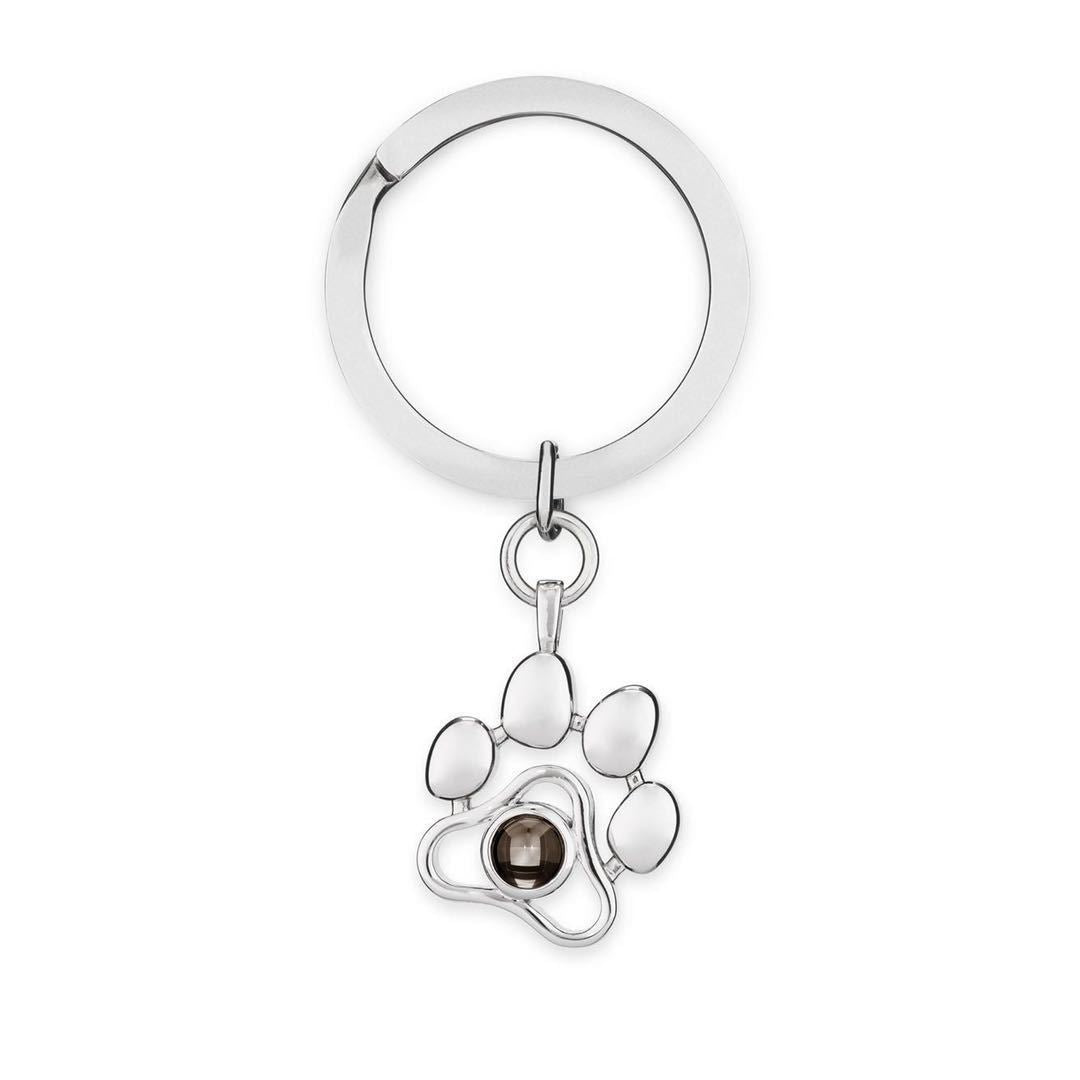 Projection Pendant Titanium Steel Necklace Dog Tag Paw Print – view 5