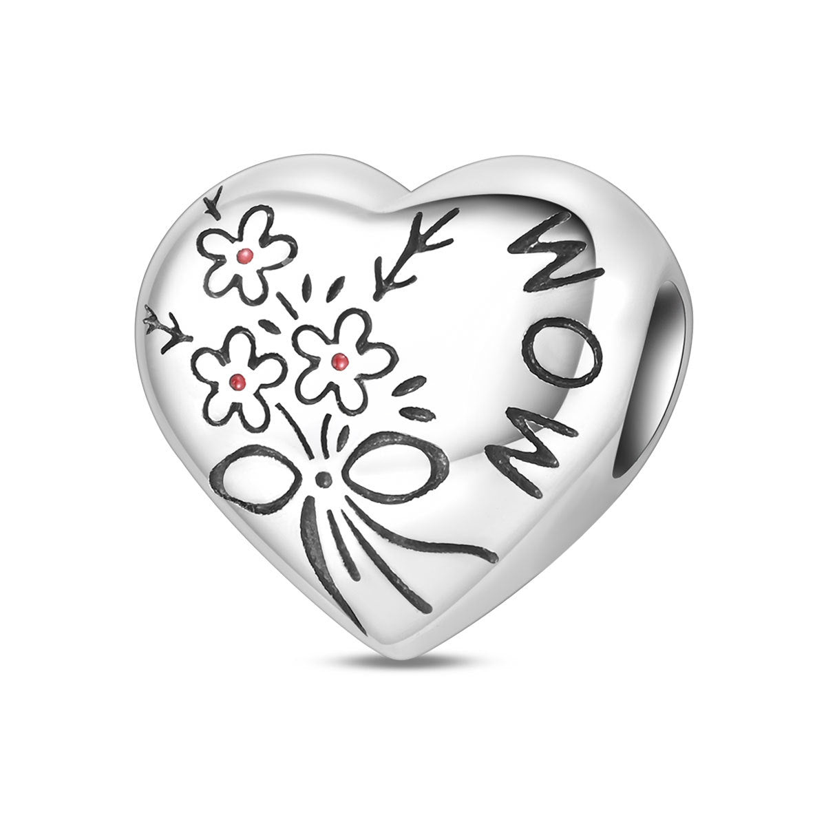 Tree Of Life DIY Beaded Bracelet Charm – Silver-Plated Copper – view 12
