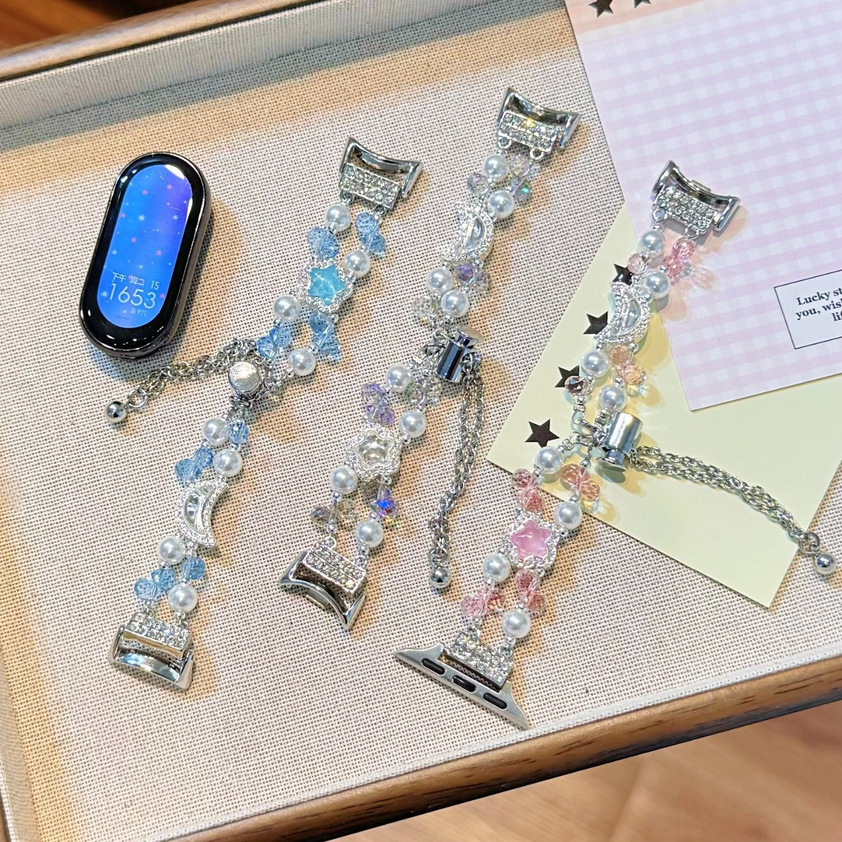 Starry Night Zircon Strap Compatible Redmi Watch Straps