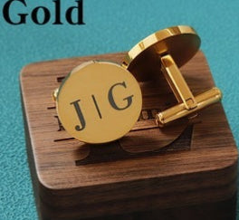 Custom-engraved Stainless Steel Cufflinks For Men – view 6