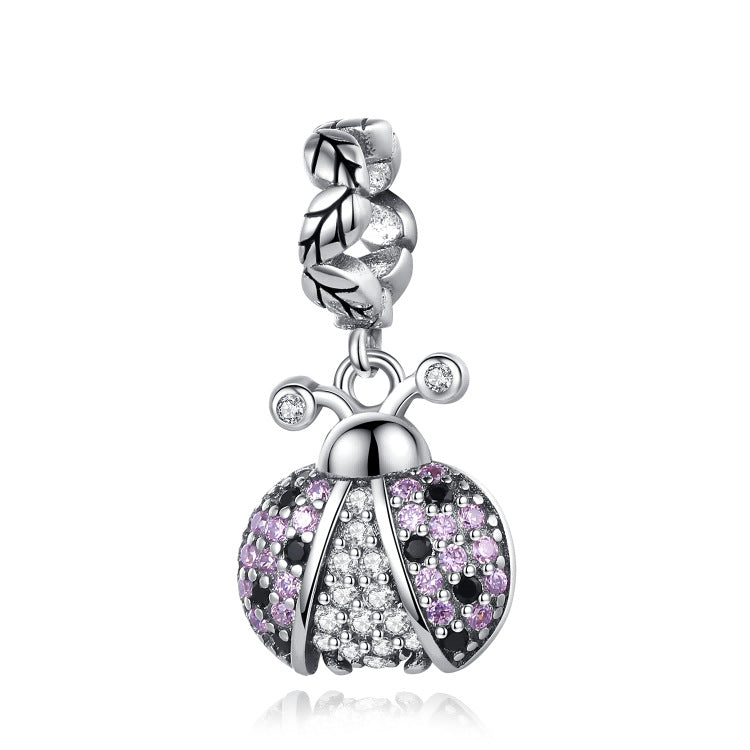 Silver-plated Niche-style Versatile Elephant Pendant With Beads – view 6