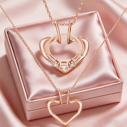 Colorfast Heart-shaped Necklace