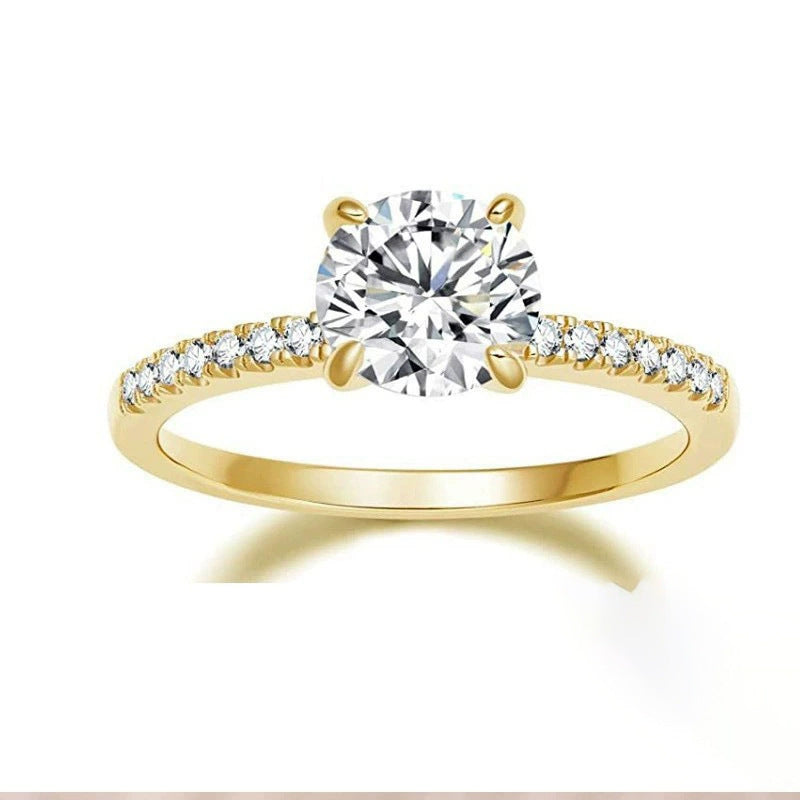 Four-prong Setting Zircon Womens Casual Ring – view 5