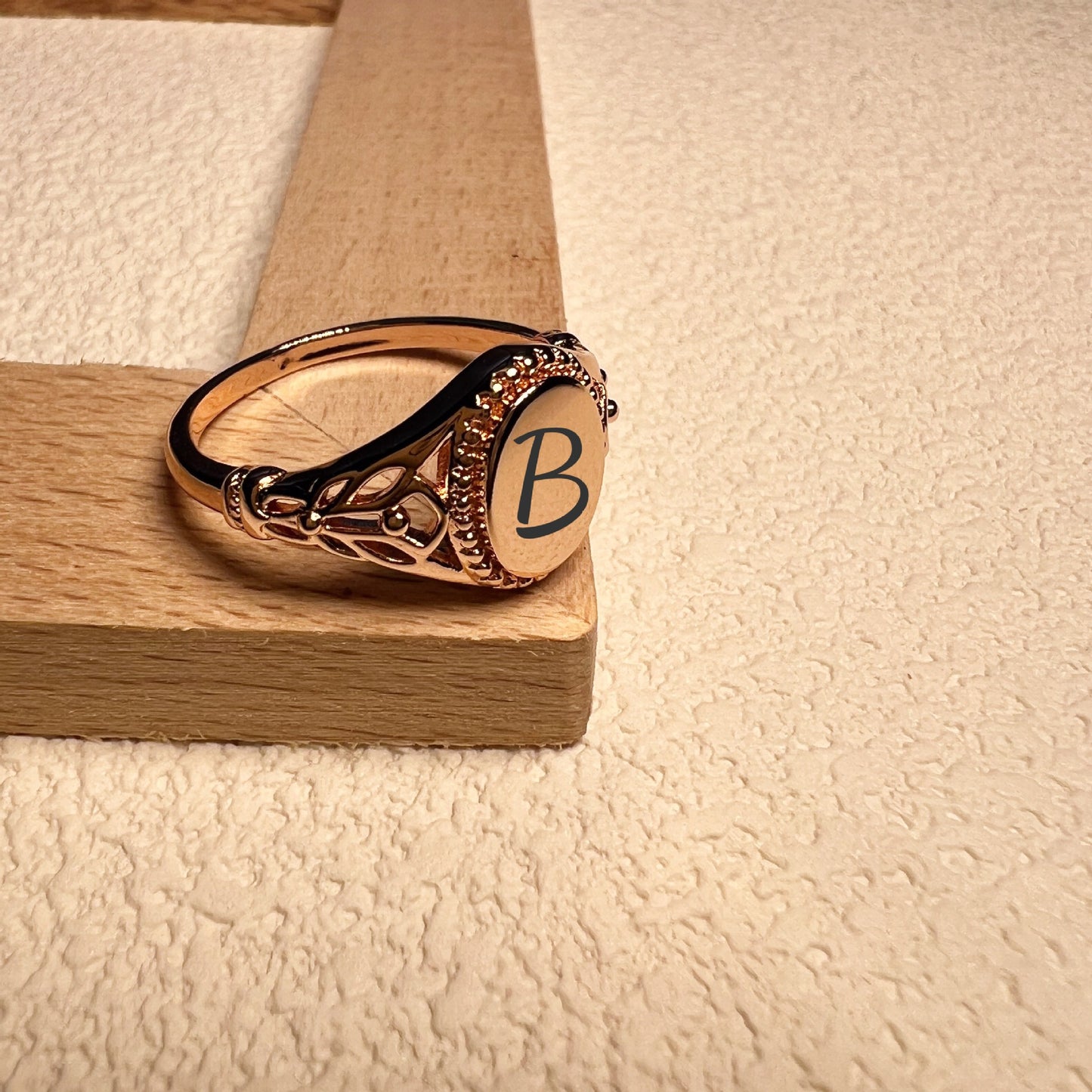 Personalization Of Ring Initials Lettering – view 2