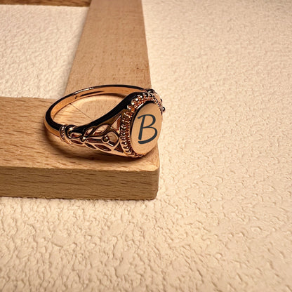 Personalization Of Ring Initials Lettering – view 2