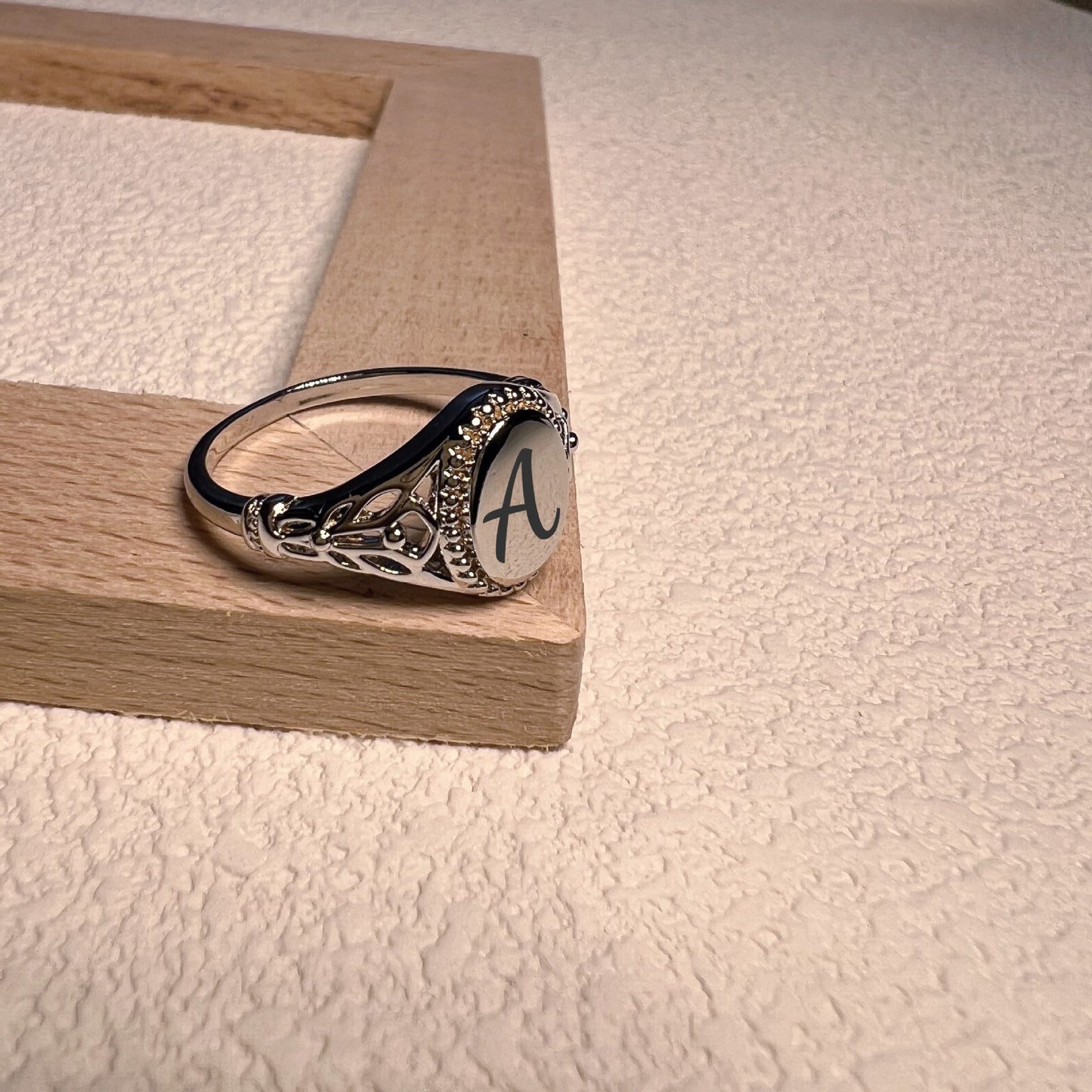 Personalization Of Ring Initials Lettering – view 6