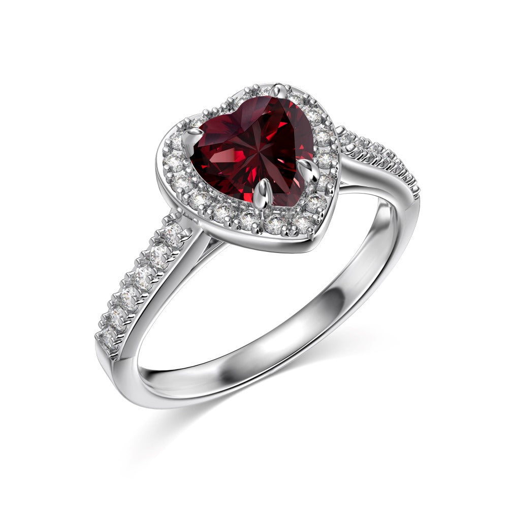 12 Zodiac Colorful Zircon Silver Ring For Women – view 15