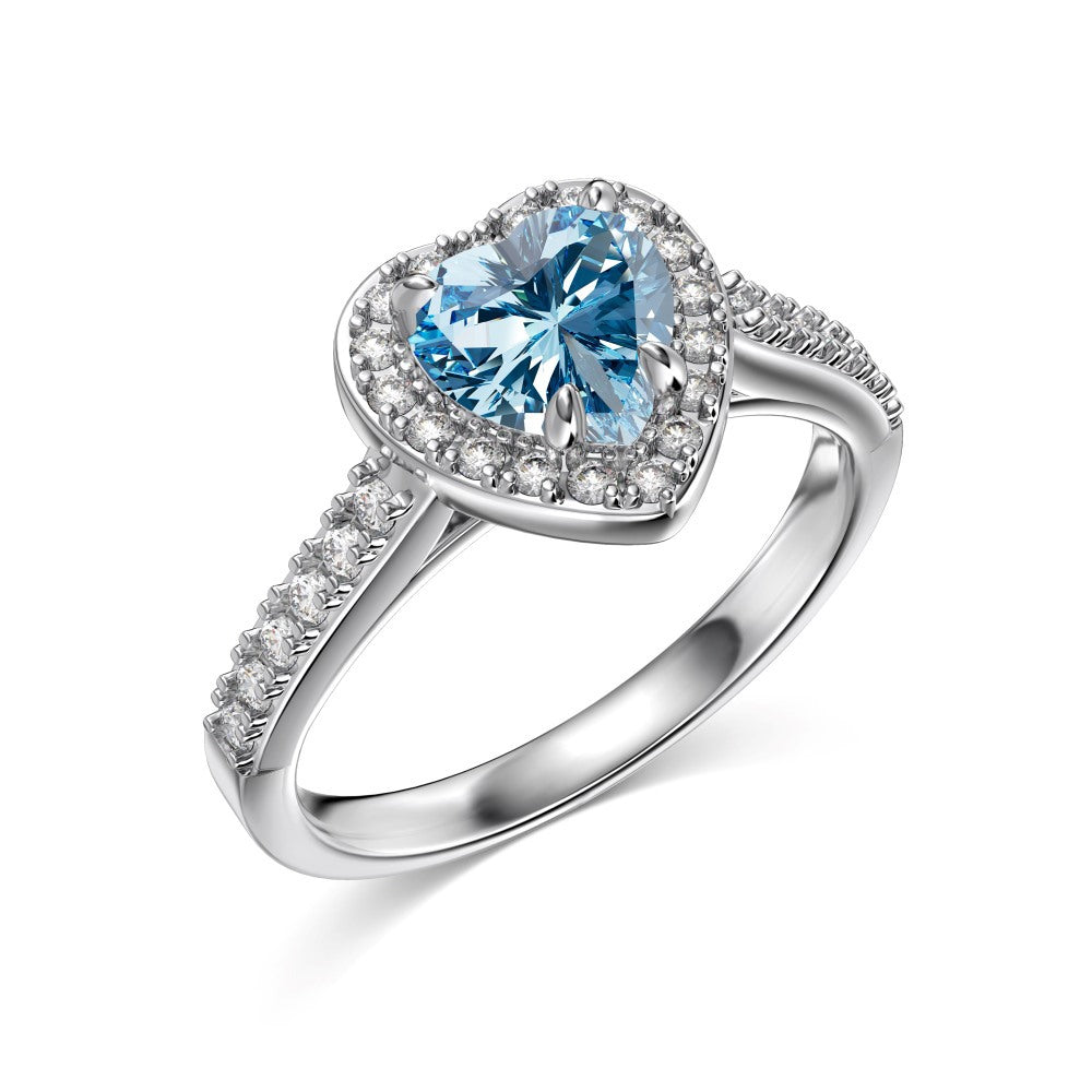 12 Zodiac Colorful Zircon Silver Ring For Women – view 8