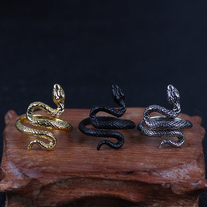 Vintage Punk-style Bold Mens Ring Open-ended And Adjustable – view 2