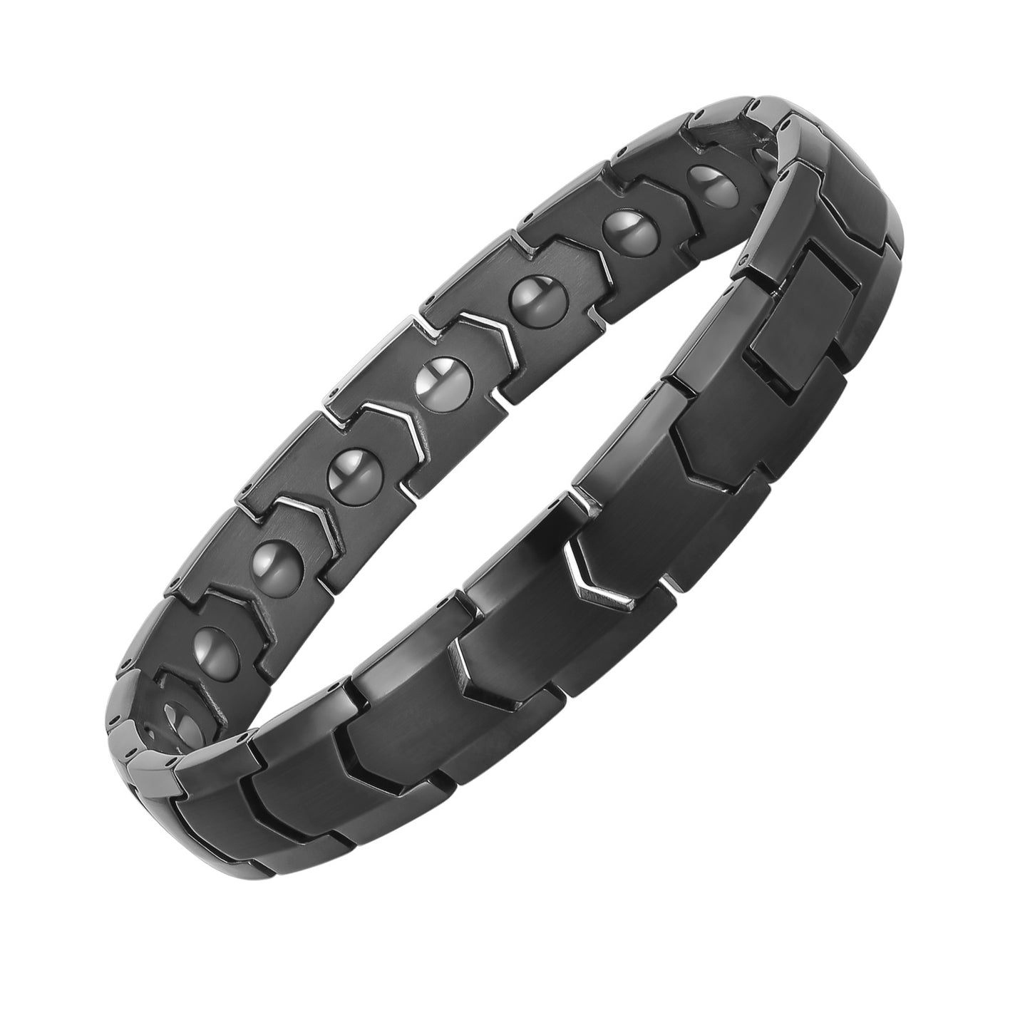 Stainless Steel Jewelry Bracelet Health Energy Magnetic Therapy – view 2