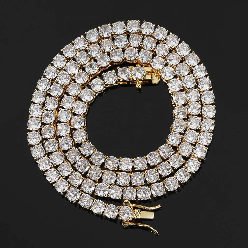 Hip Hop Necklace Men Tennis Chain Zircon Necklace – view 2