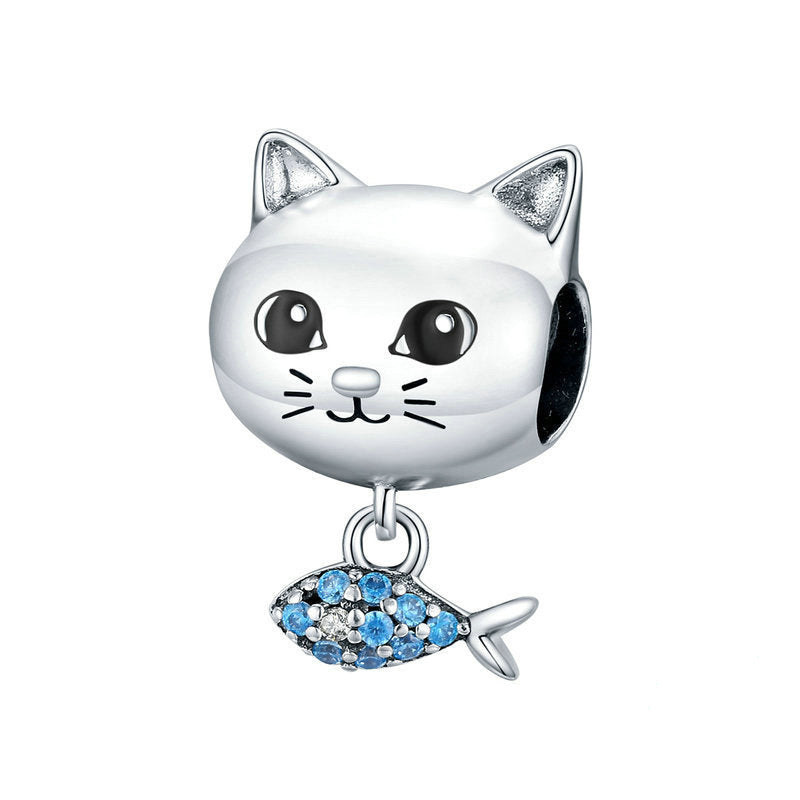 Electroplated Silver Cartoon Charm Beads For DIY Bracelets And Necklaces – view 34