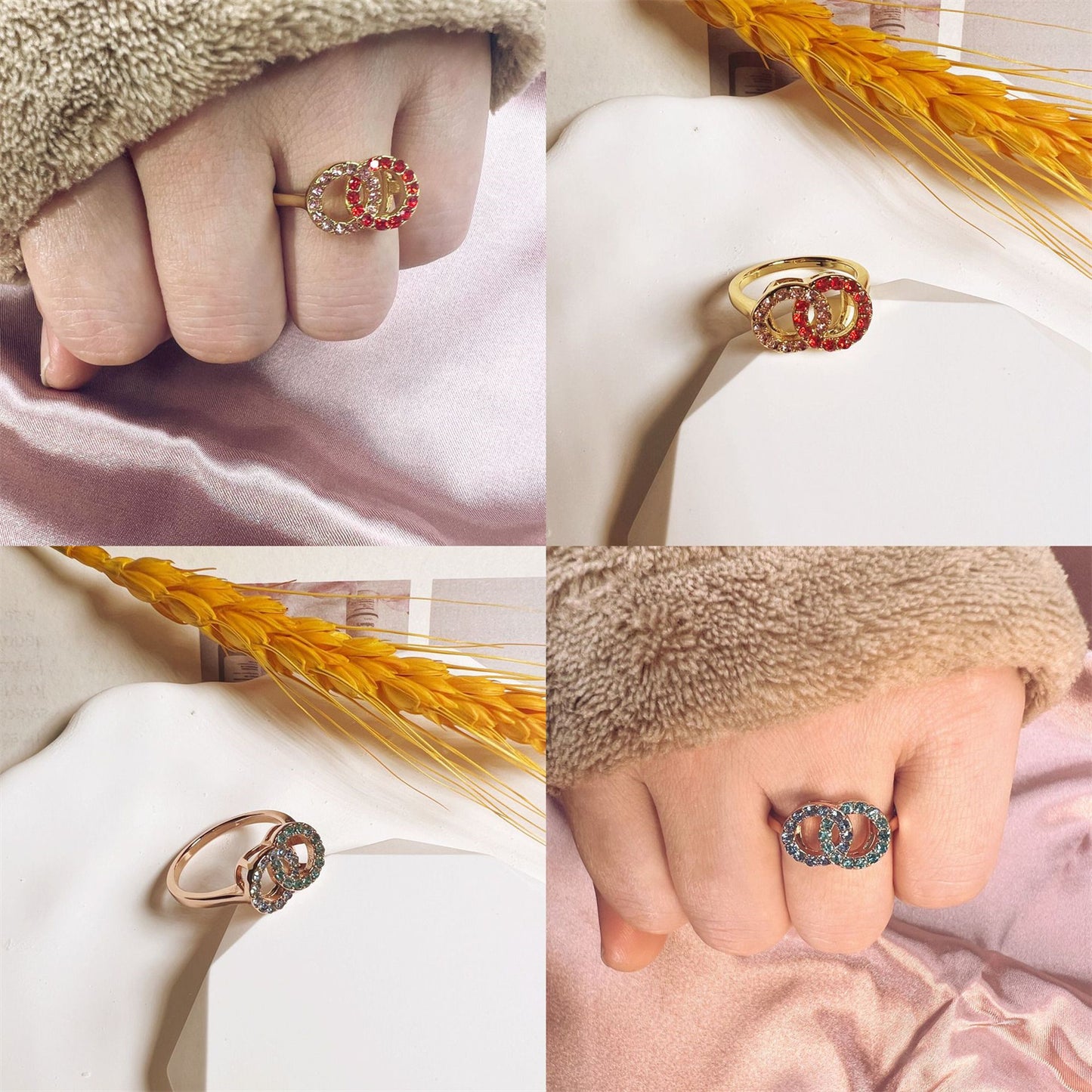 Interlocking Double-ring Simple Ring – view 7