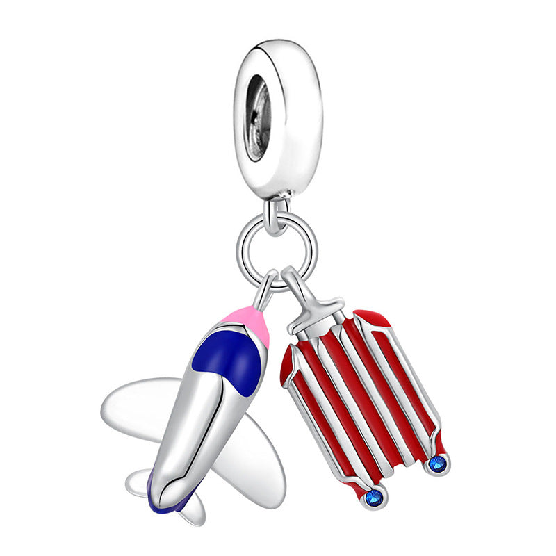 Electroplated Silver Cartoon Charm Beads For DIY Bracelets And Necklaces – view 37