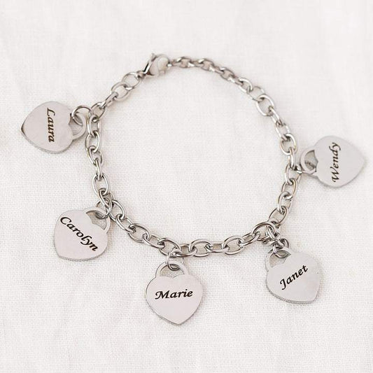 Love Engraved Bracelet Stainless Steel DIY – view 7