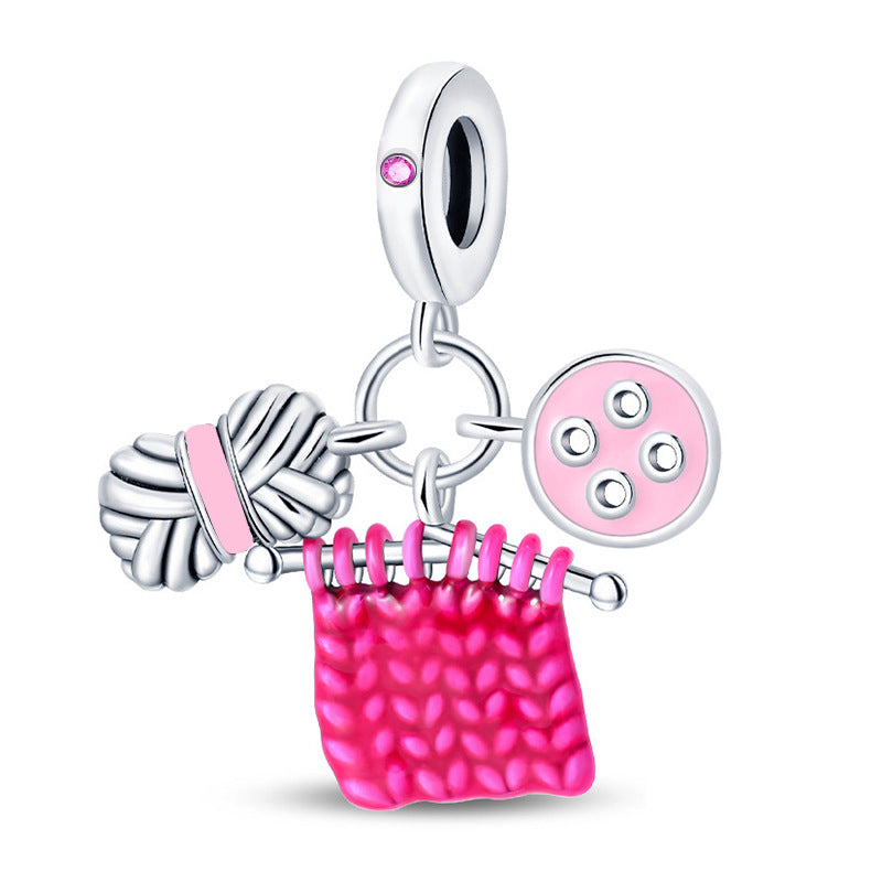 Electroplated Silver Cartoon Charm Beads For DIY Bracelets And Necklaces – view 23