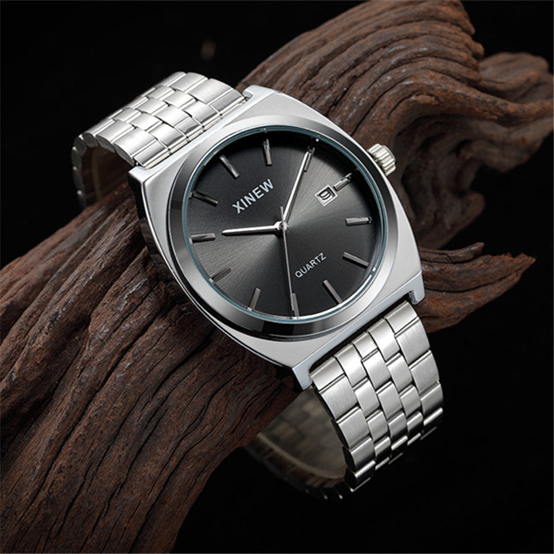 Calendar Quartz Stainless Steel Mens Watch – view 2