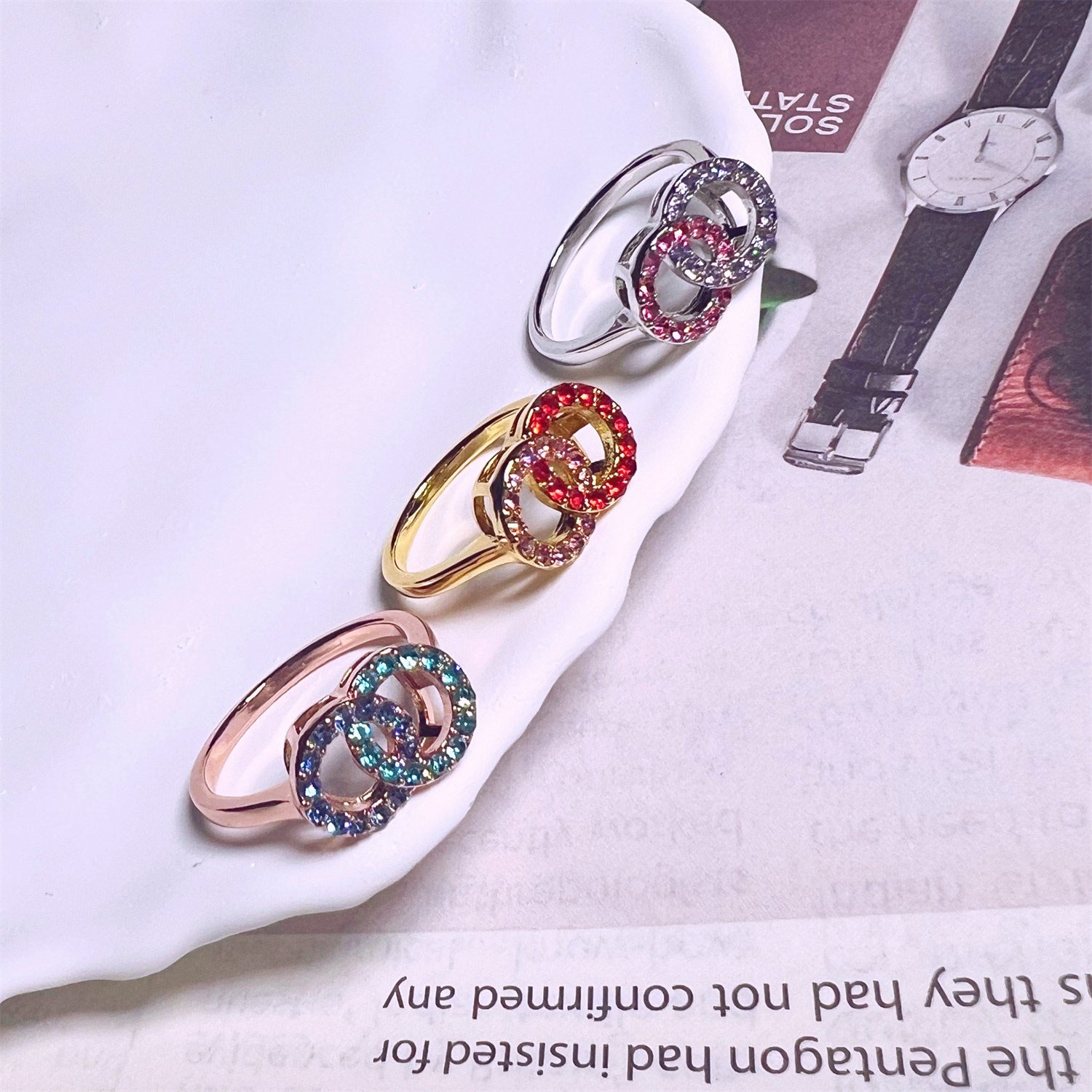 Interlocking Double-ring Simple Ring