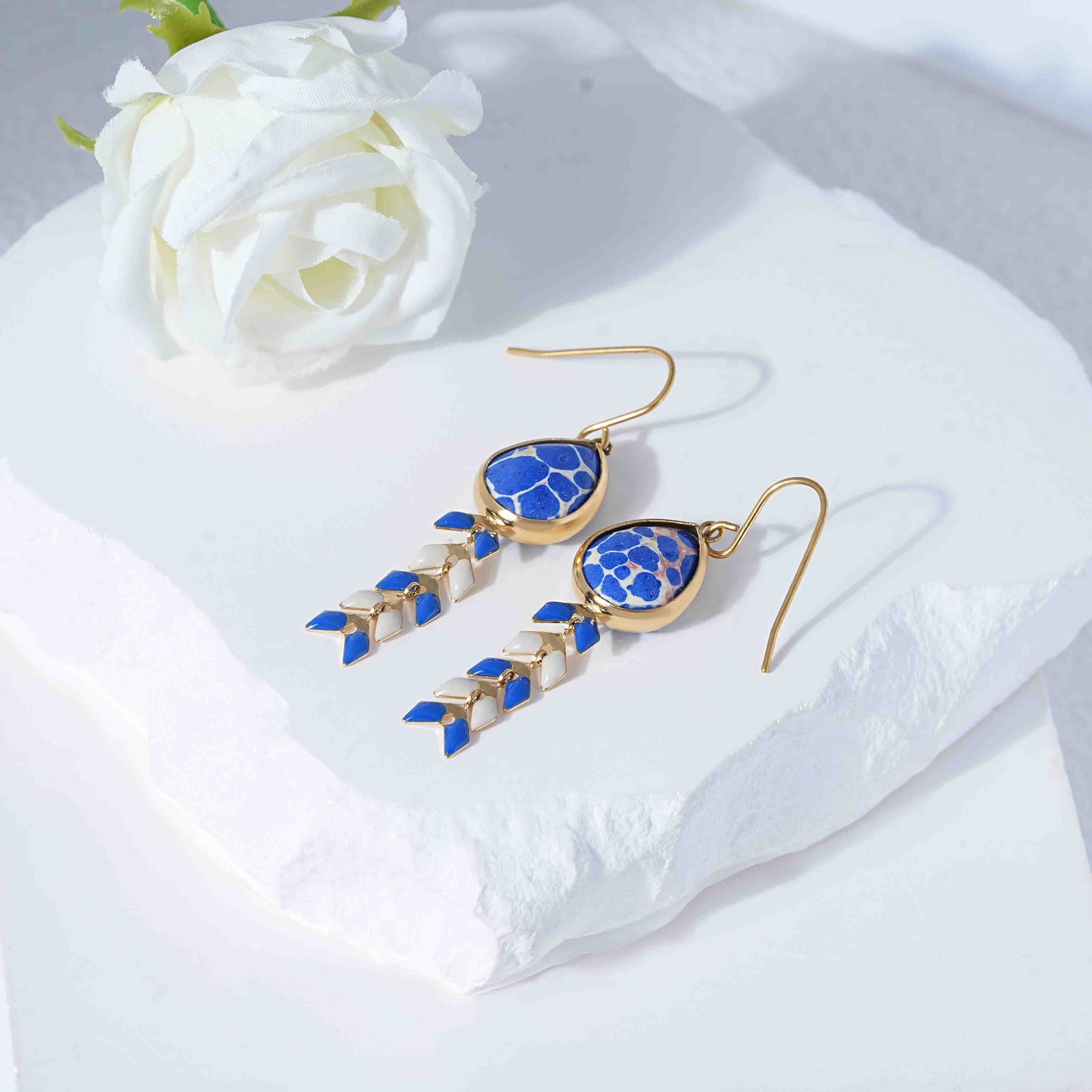 Retro Bohemian Wheat-ear Tassel Ear Hooks – view 2