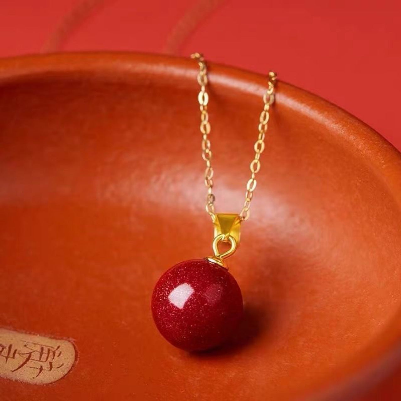 Women's Fashion Purple Gold Sand Necklace For Women – view 2