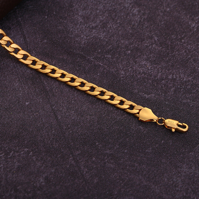 Yunjin NK Necklace NK Chain Plated 18K Gold Necklace Men's – view 4