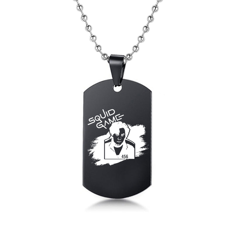 Squid Game Symbol Dog Tag Necklace – view 10
