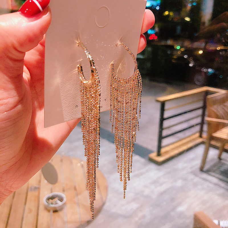 Electroplated Silver Needle Korean-style Trendy Earrings For Women – view 2