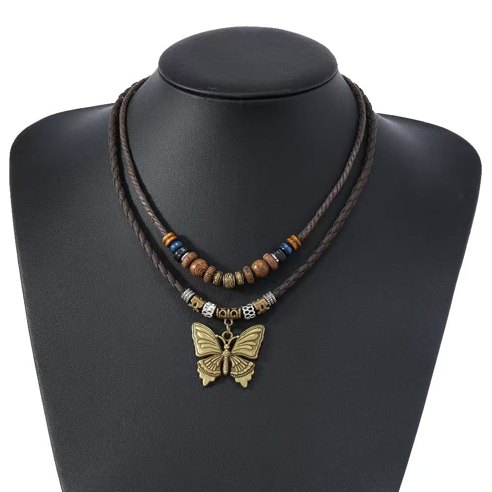Bohemian Necklace Vintage Multi-layered – view 3