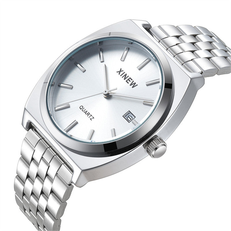Calendar Quartz Stainless Steel Mens Watch – view 7