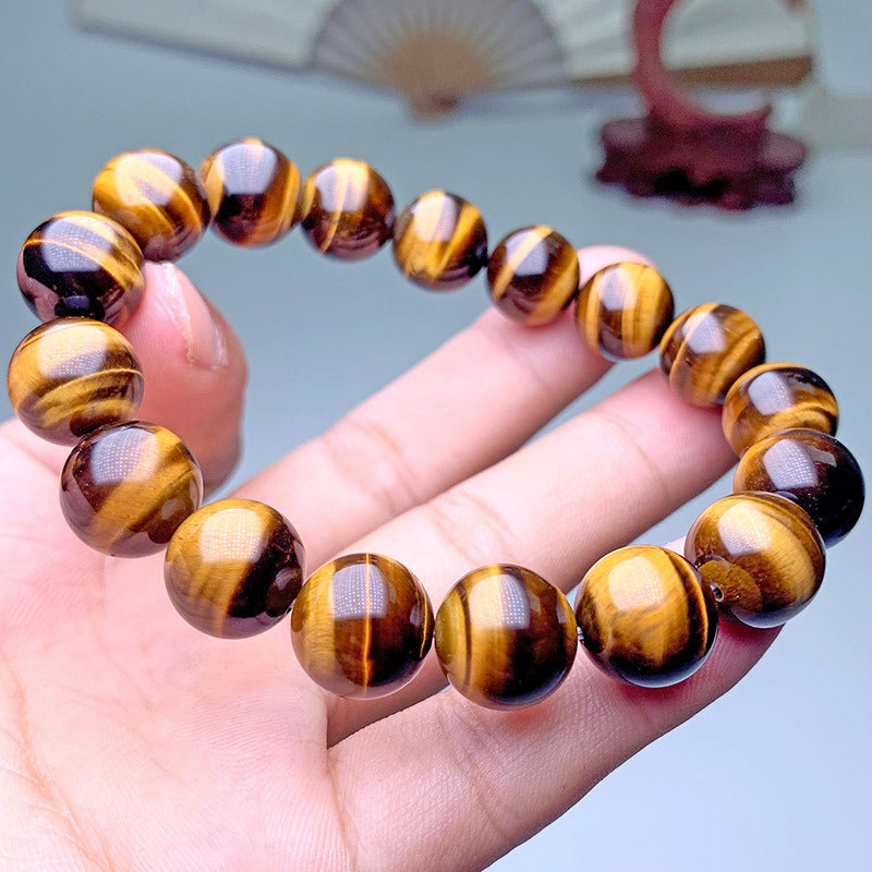Natural Yellow Tigers Eye Bracelet – view 4