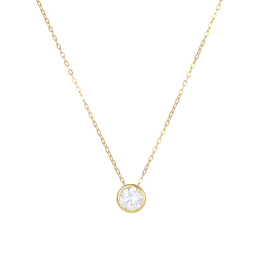 Classic Bubble Minimalist Necklace – S925, 18K Gold Plated – view 6